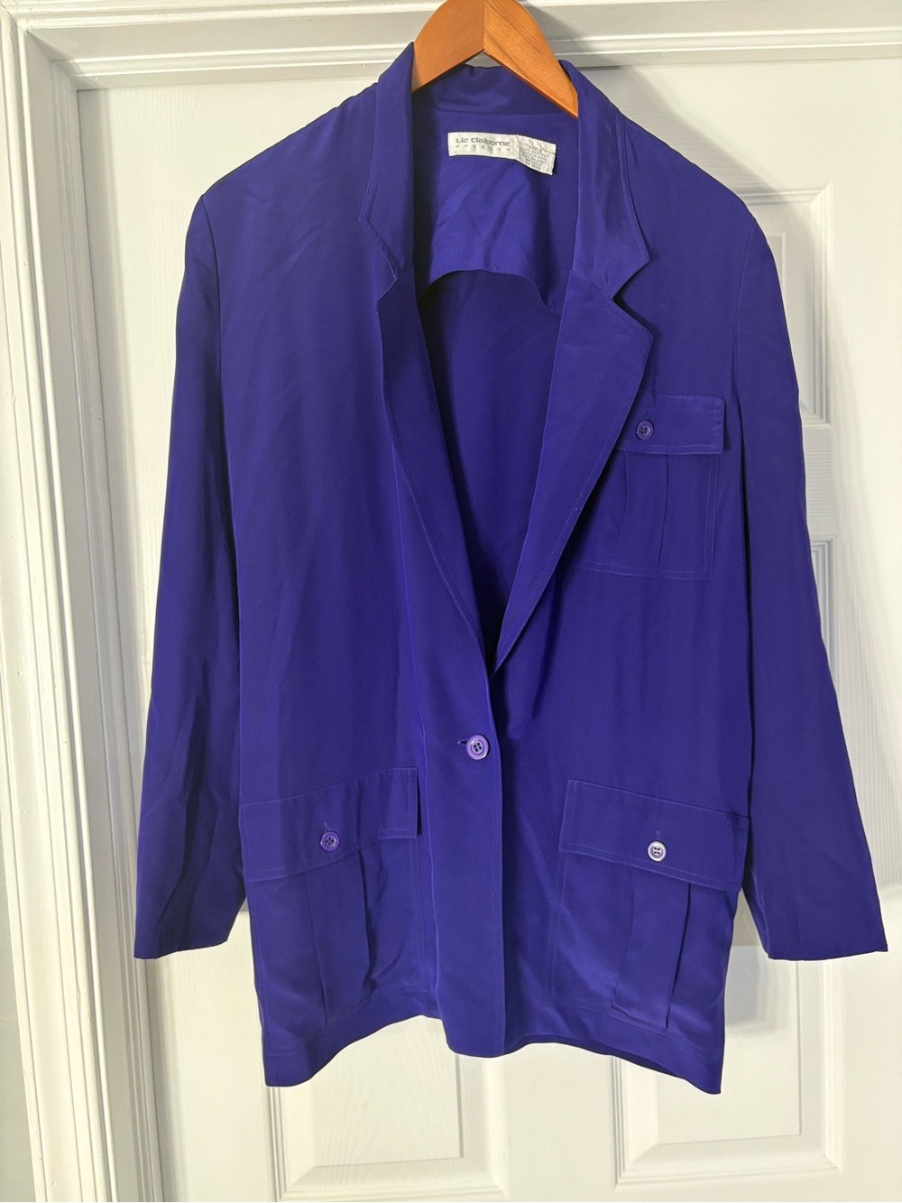 Liz Claiborne Purple Women's Blazer Jacket